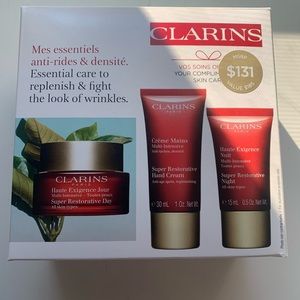 clarins skincare set